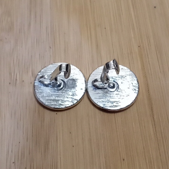 Vintage Clip On Earrings- Dancing Couple/ Square dancing, 1950s Era. - Picture 2 of 5